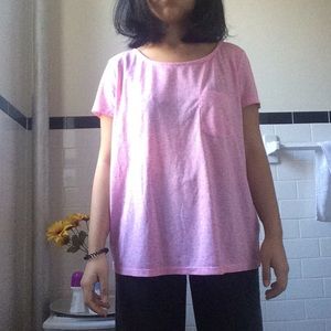 Pink basic t
